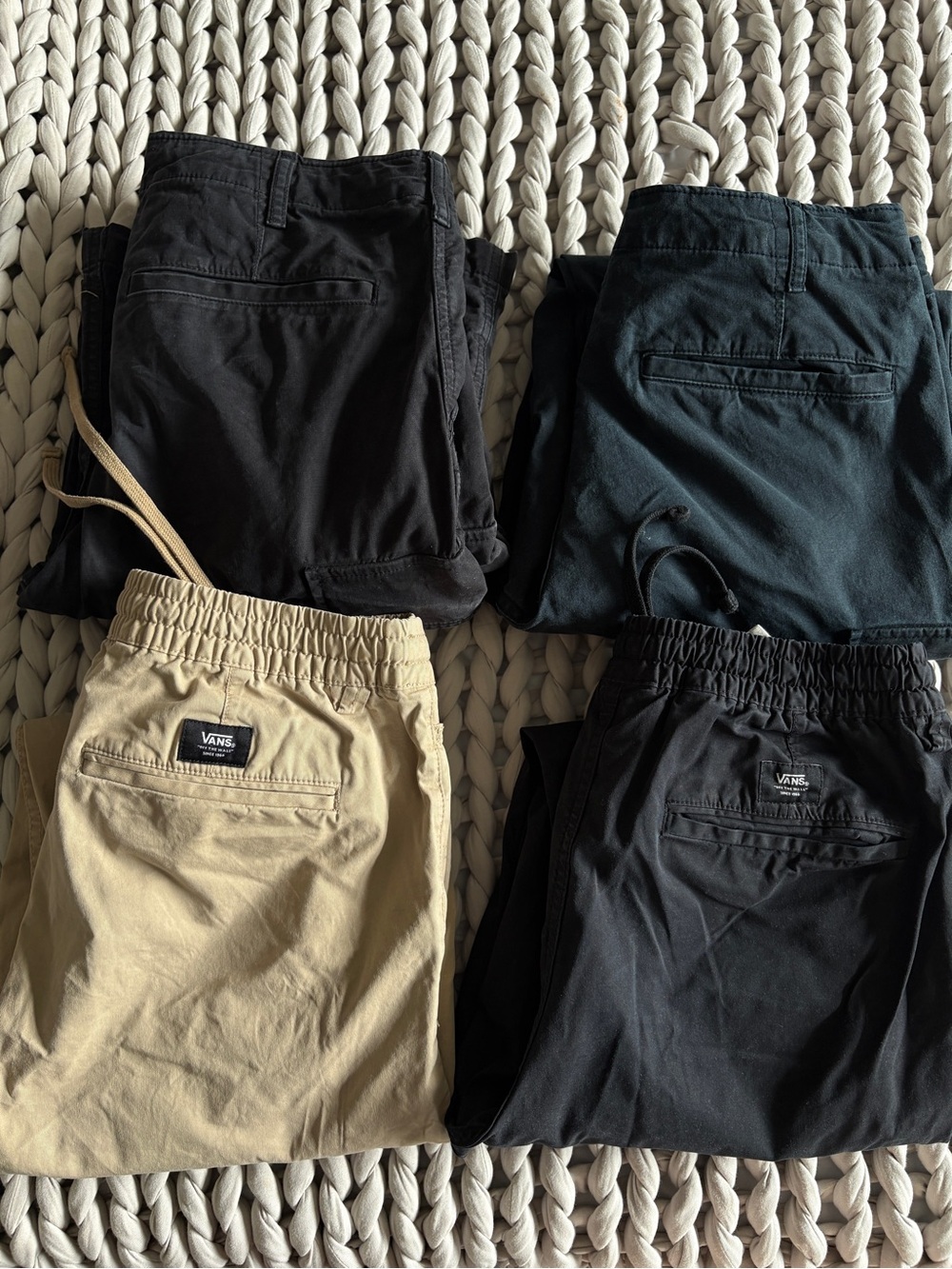 Men’s Vans / Uniqlo pants bundle Size Small
